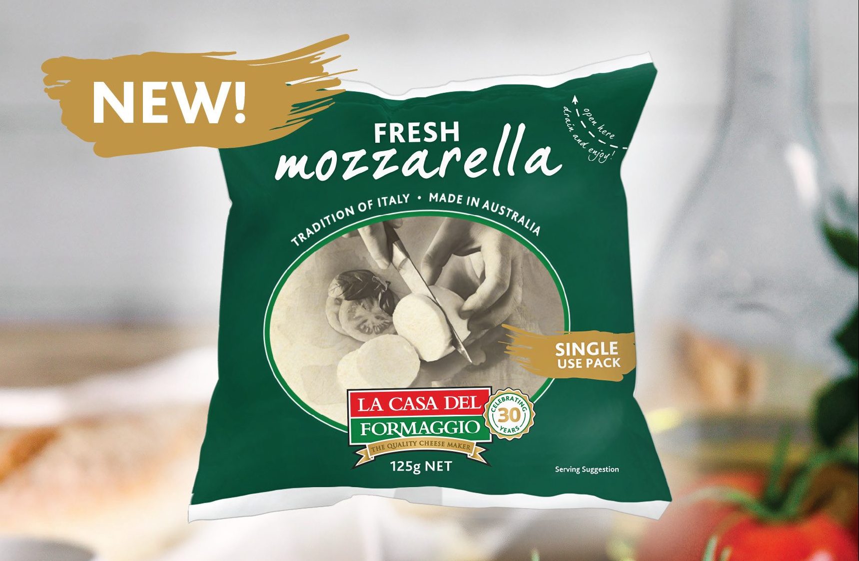 New Product Fresh Mozzarella 125g in a bag! — La Casa Del Formaggio
